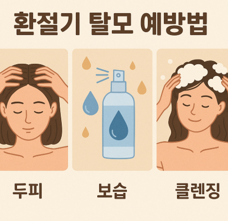 환절기 탈모 예방법