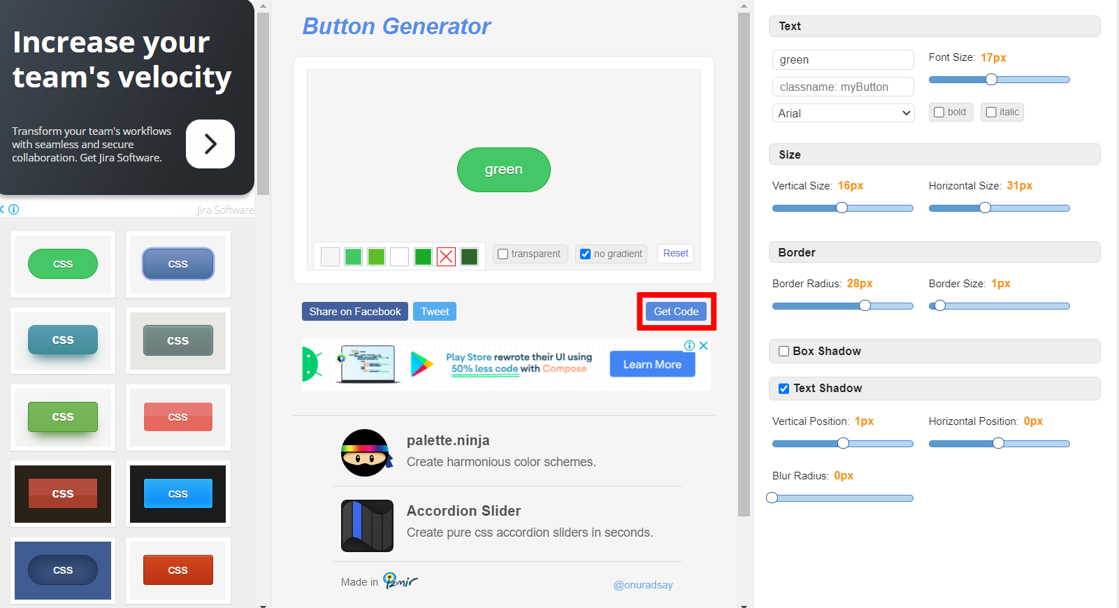 링크버튼 만드는 사이트: 코드 확인하기