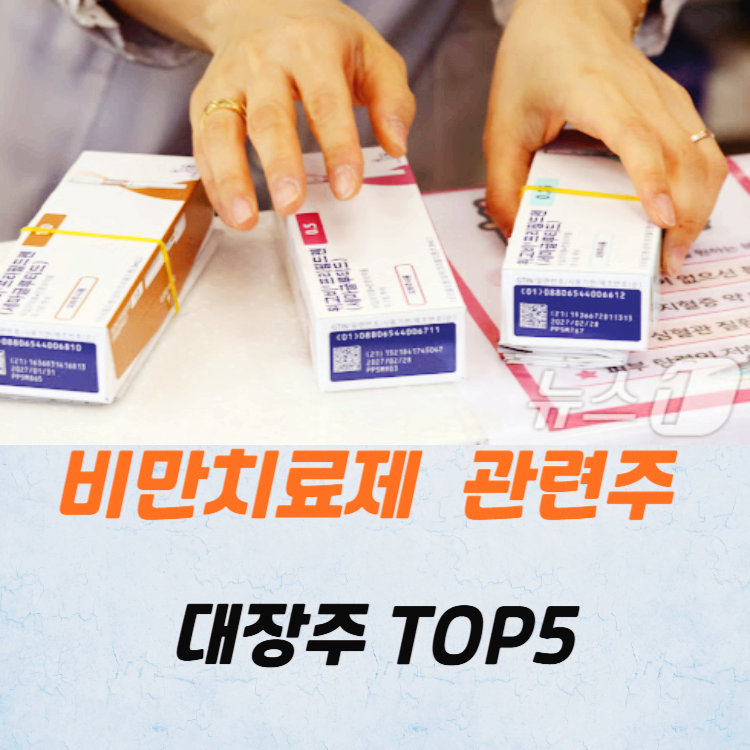 비만치료제 관련주 대장주 TOP5 : 삼중 작용제