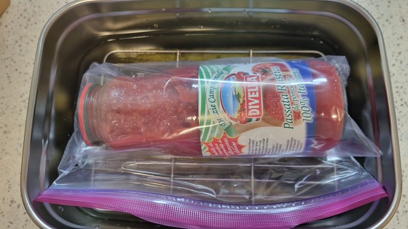 누름돌 올려놓기