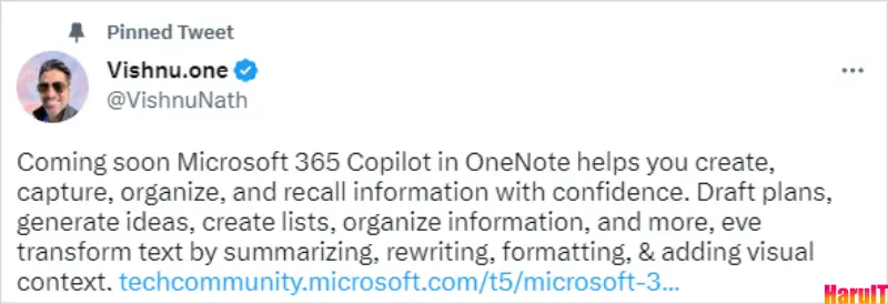 MS 부사장 vishnu 트위터에서 발췌