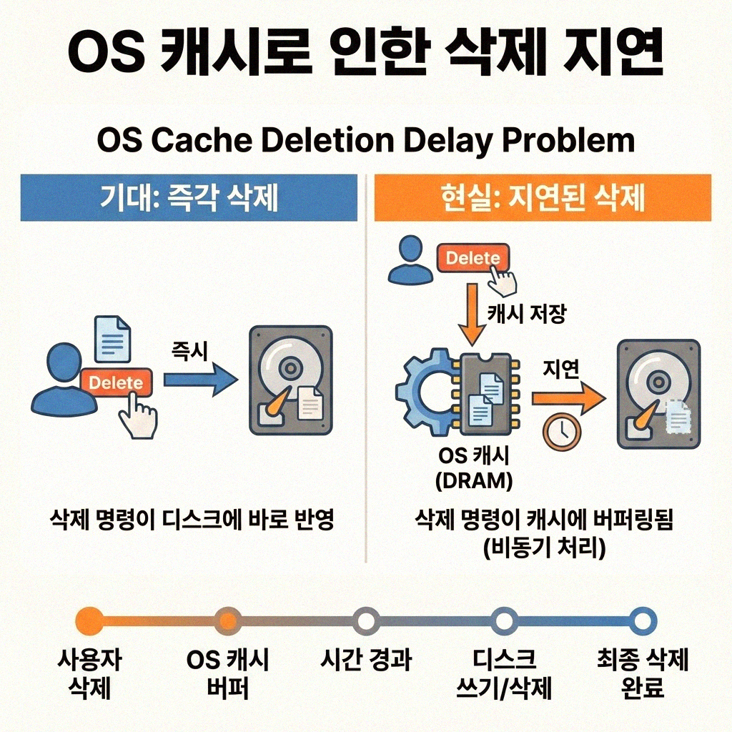 Python tempfile 삭제 문제 OS 캐시 해결 꿀팁