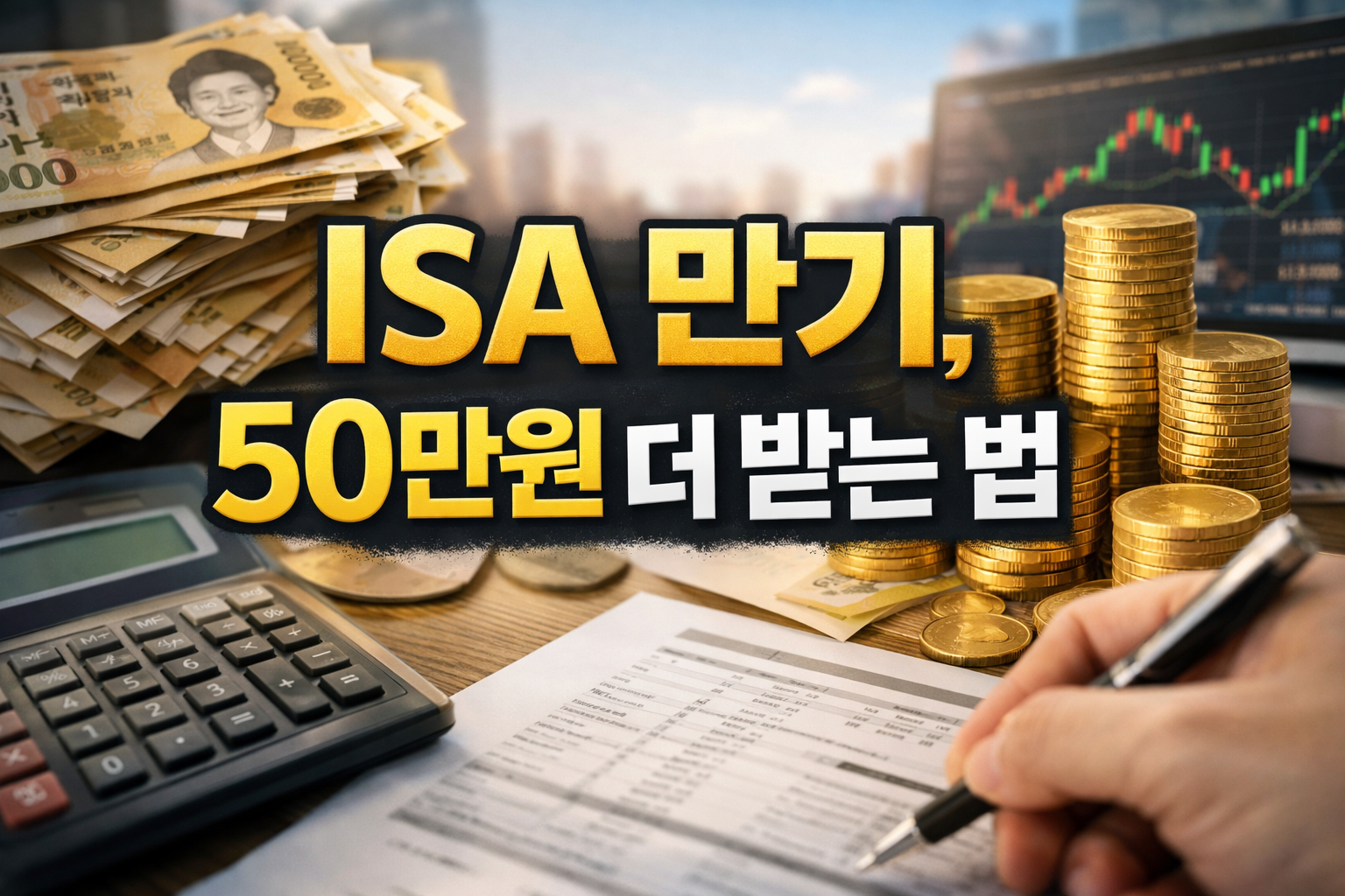 ISA 만기 연금저축 이전으로 세액공제 받아 50만원 더 받는 방법 설명 이미지
