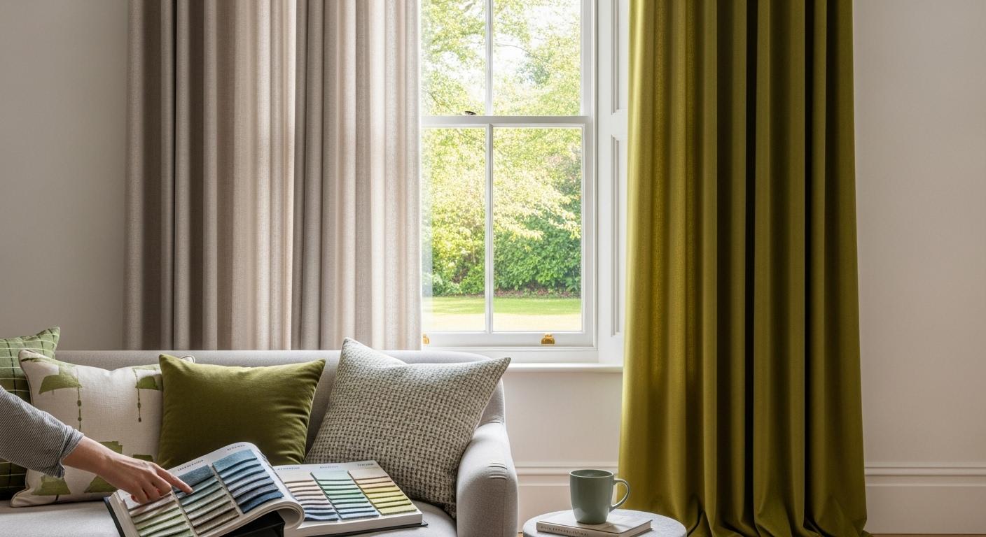 커텐 칼라 선택방법