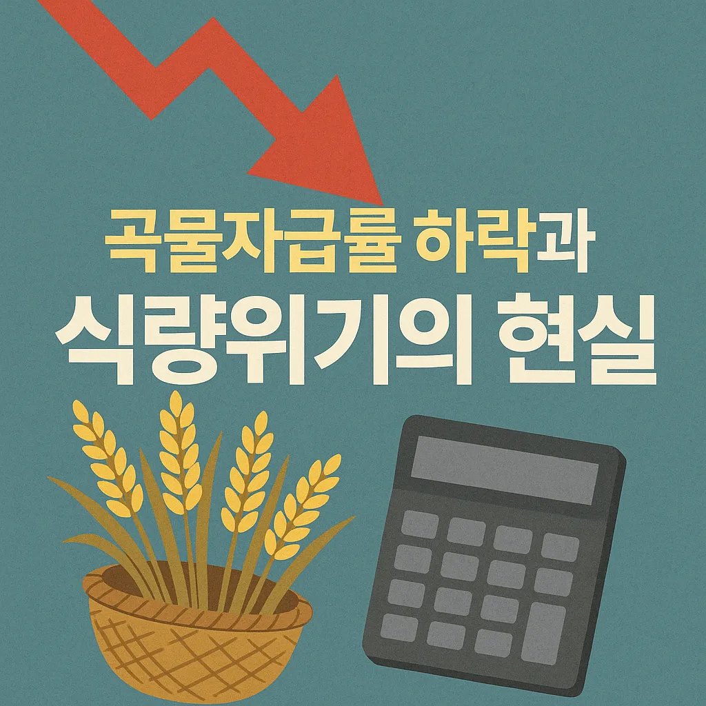 농업경제학 : 곡물자급률 하락과 식량위기의 현실