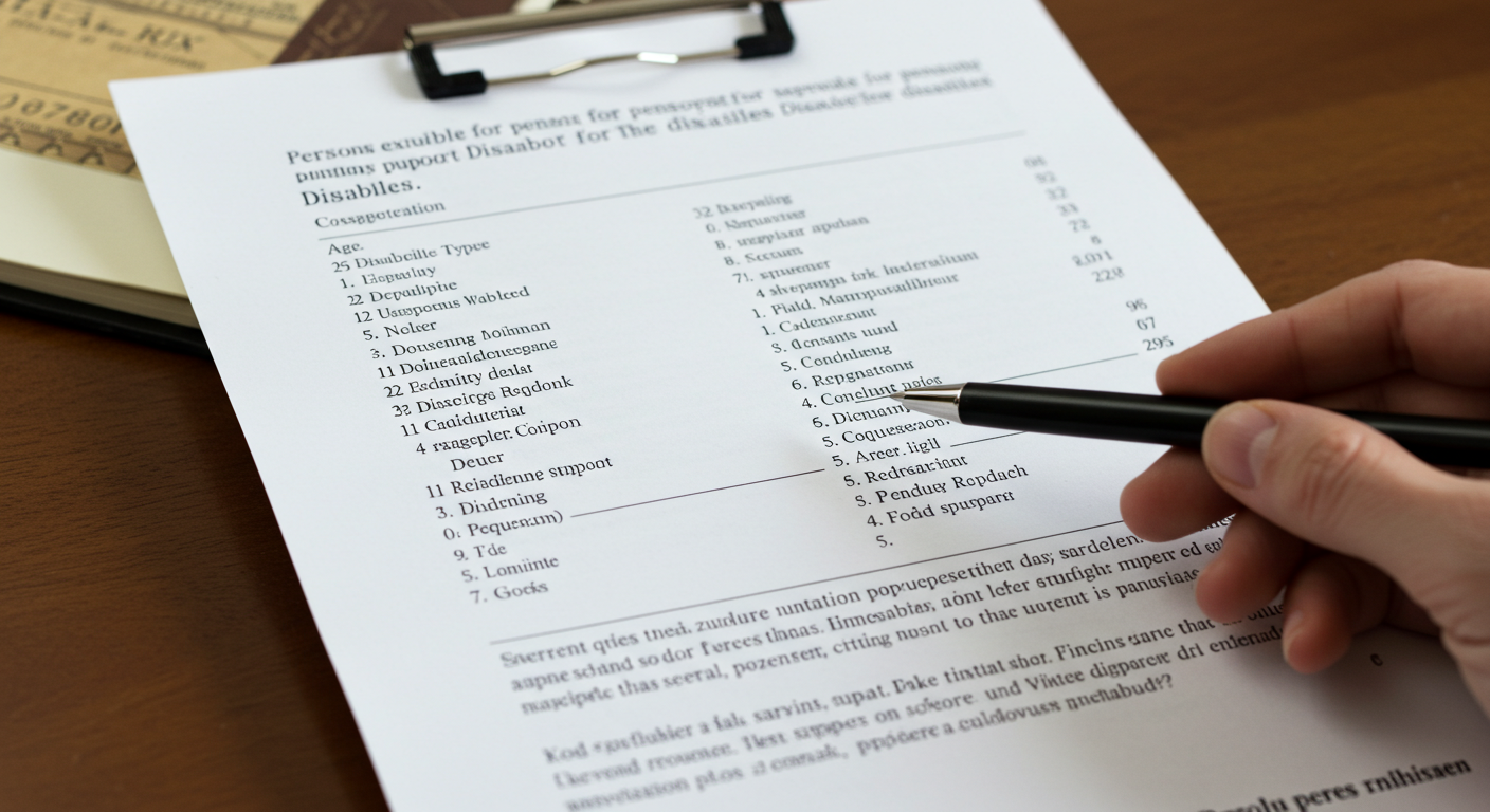 장애인연금 지원대상, 나도 해당될까?#2