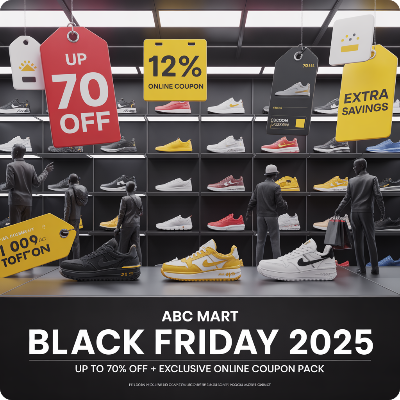  2025 ABC마트 블랙 프라이데이(블랙 ABC 데이) 이미지 