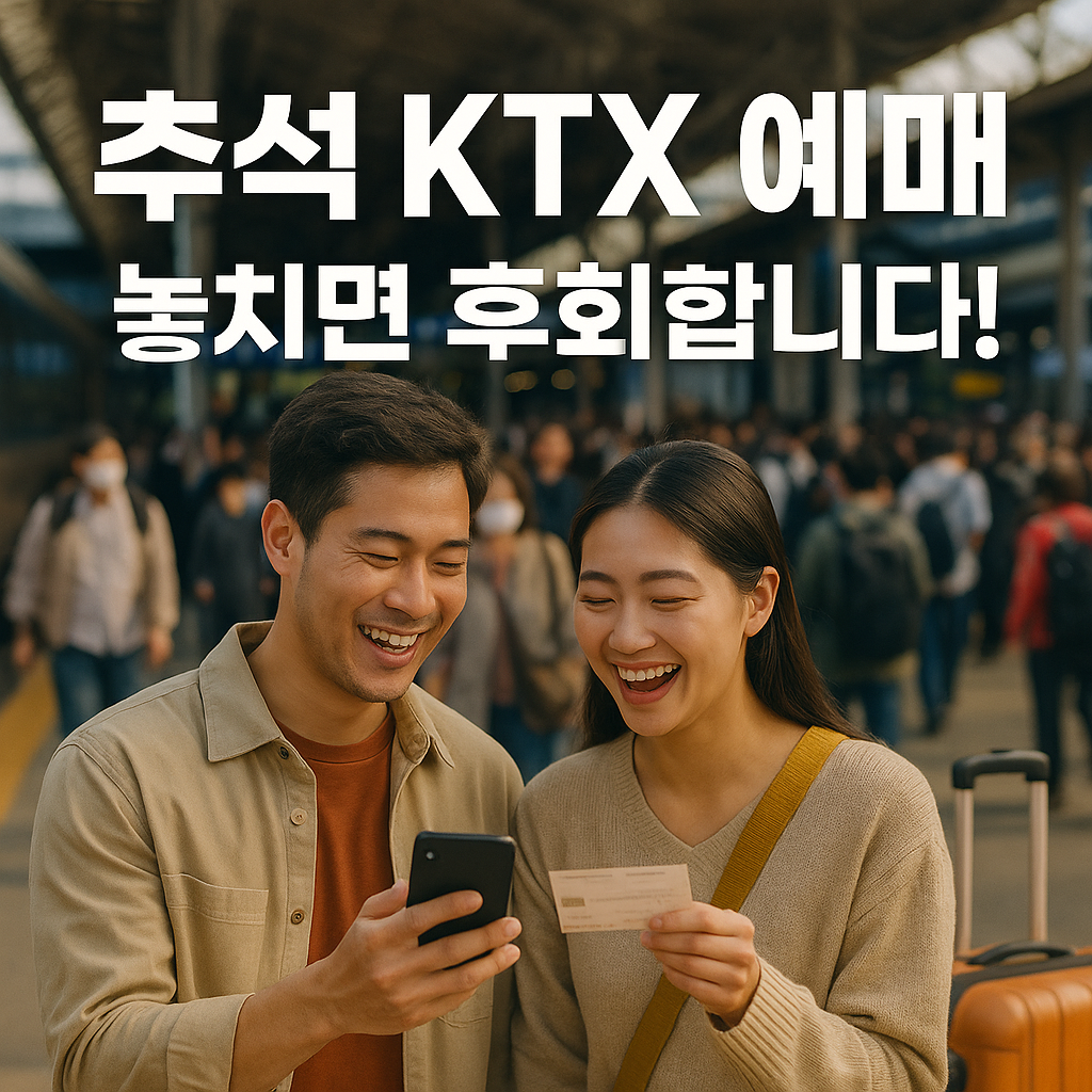 추석 KTX 예매 꿀팁 총정리