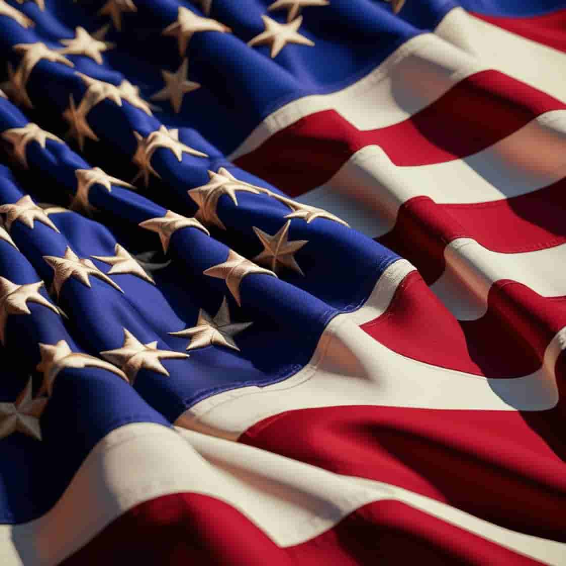 미국 국기 사진