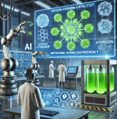 AI, 그린수소 생산 효율 증가 촉매 발견