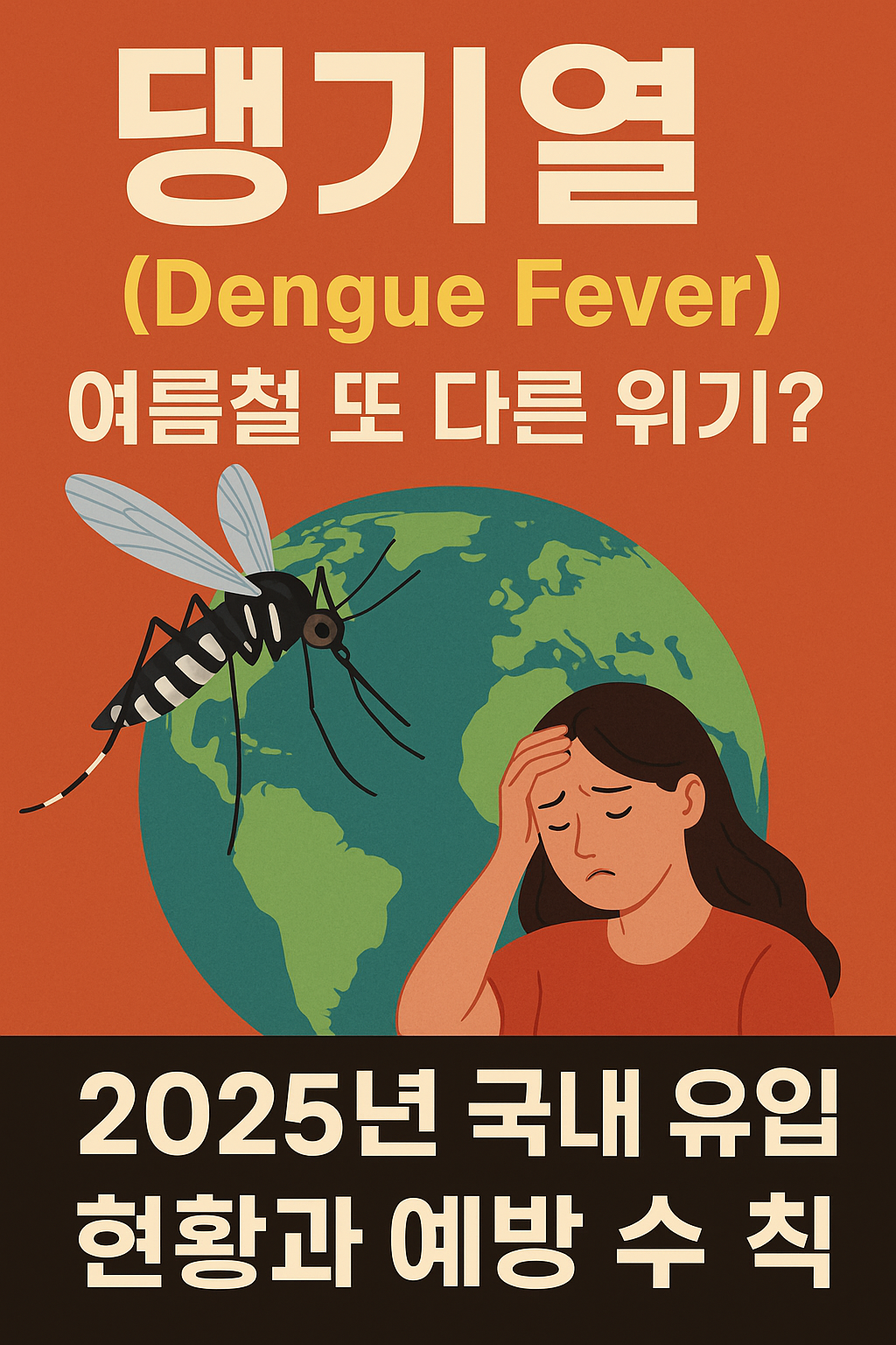 뎅기열(Dengue Fever), 여름철 또 다른 위기? 2025년 국내 유입 현황과 예방 수칙