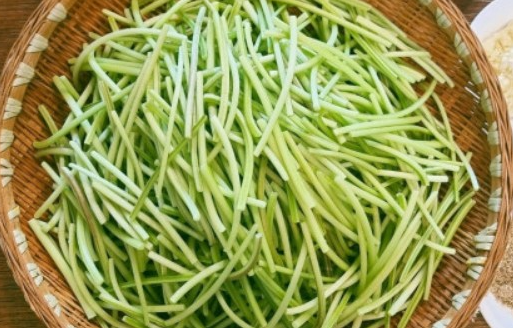 고구마순 손질