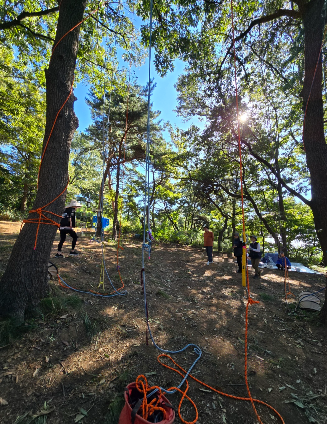 크리클라이밍이 준비되어있는모습