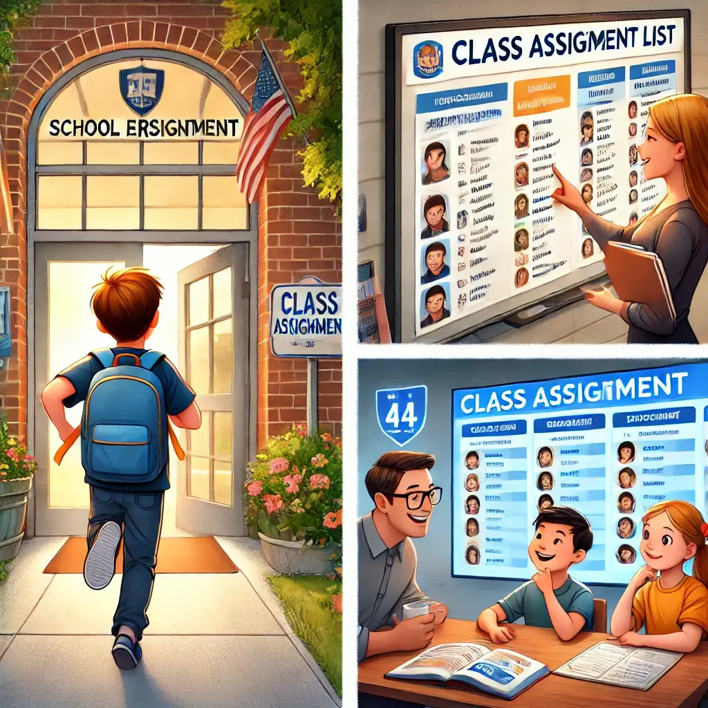 고등학생 나이스 반배정 보는 법