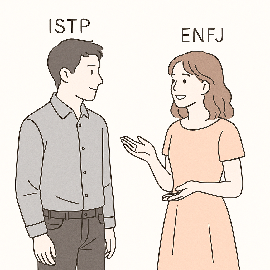 ISTP 남성 & ENFJ 여성 관계 가이드: 갈등을 성장 기회로 만드는 7가지 전략