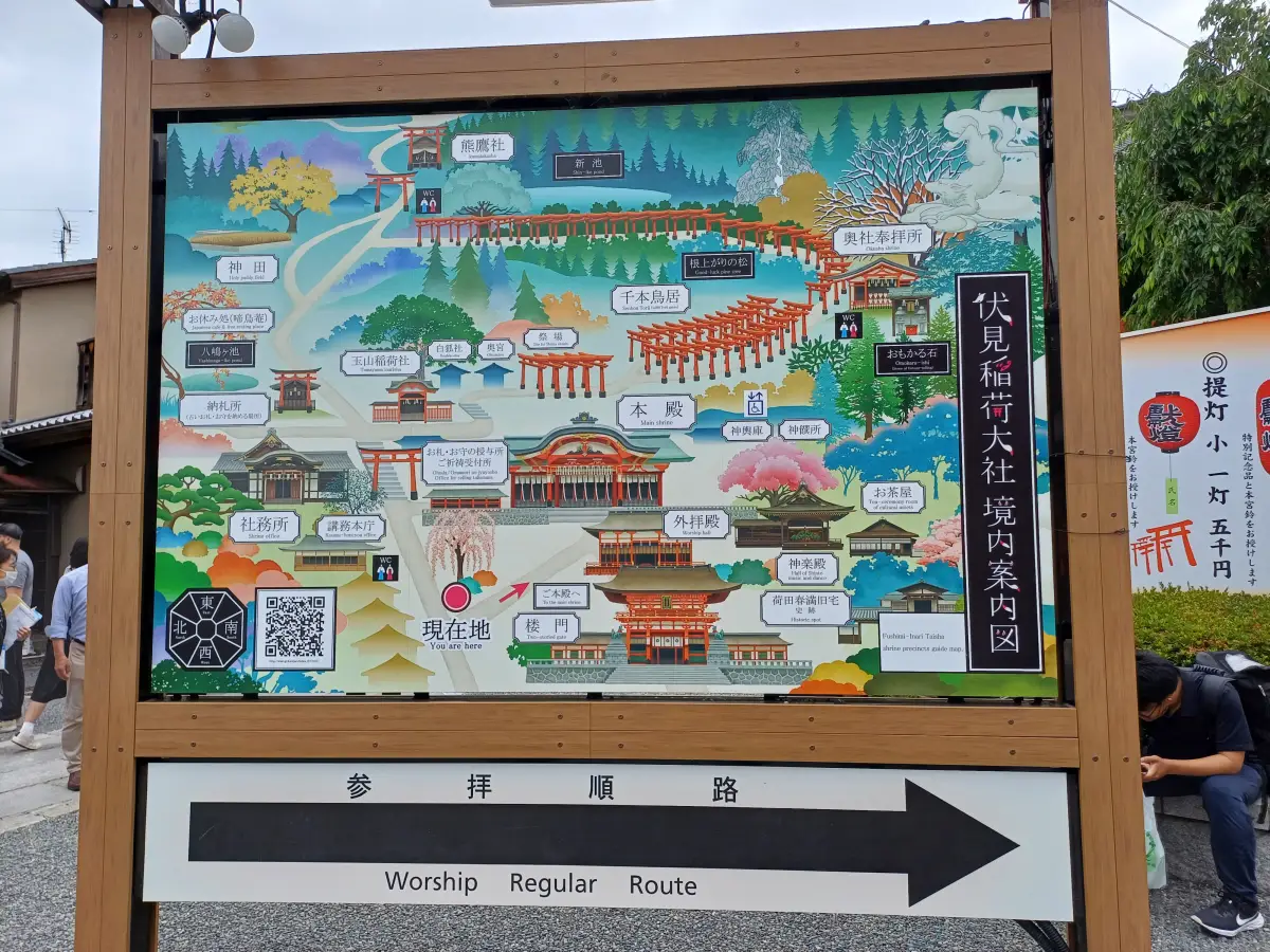 후시미이나리-동선그림