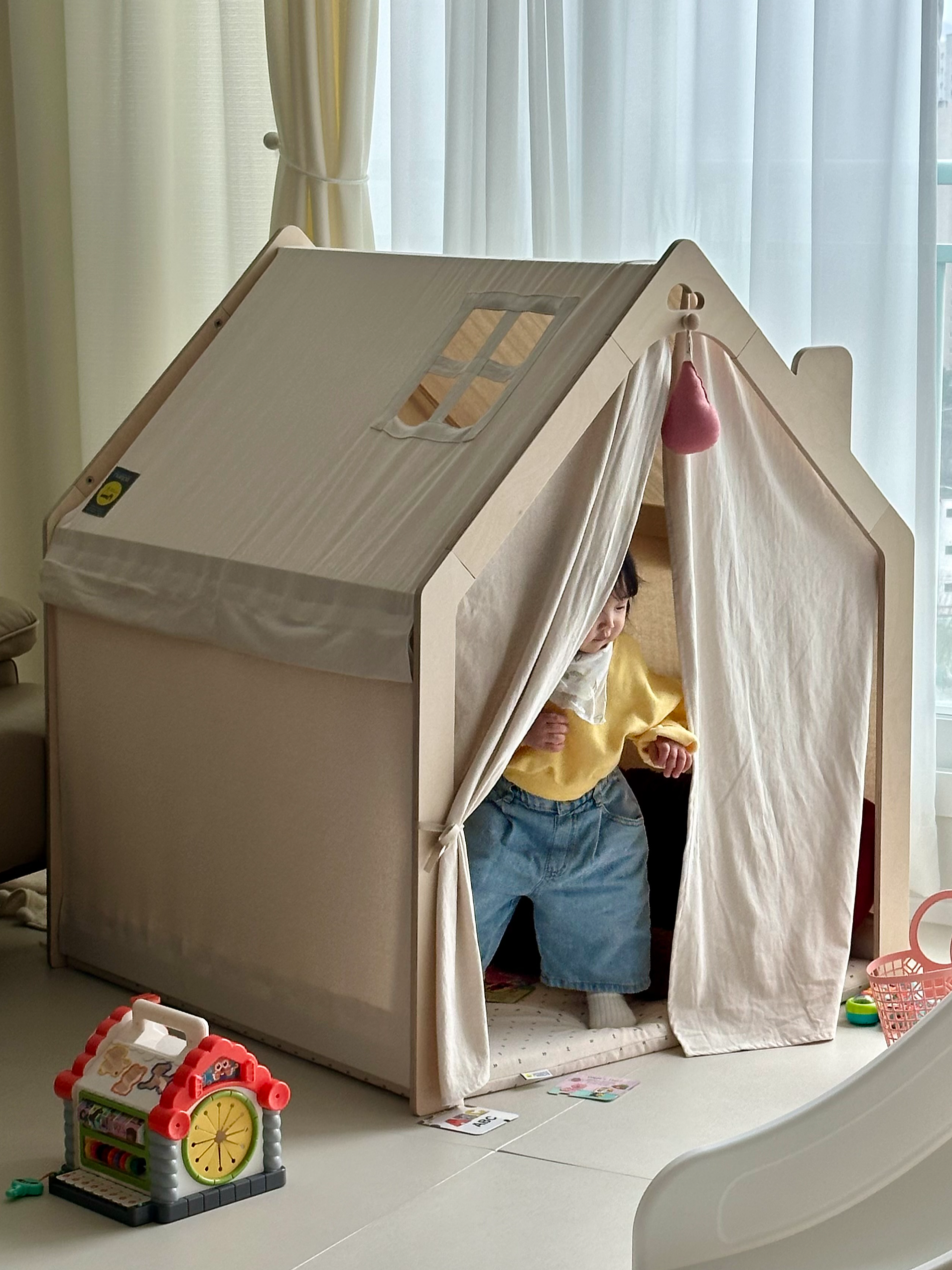 [육아템 후기] 아기들이 왜 이렇게 좋아할까? 나스파 플레이하우스 사용기