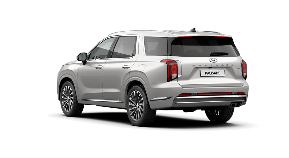 ▲더뉴팰리세이드 쉬머링 실버 메탈릭 - 측후면