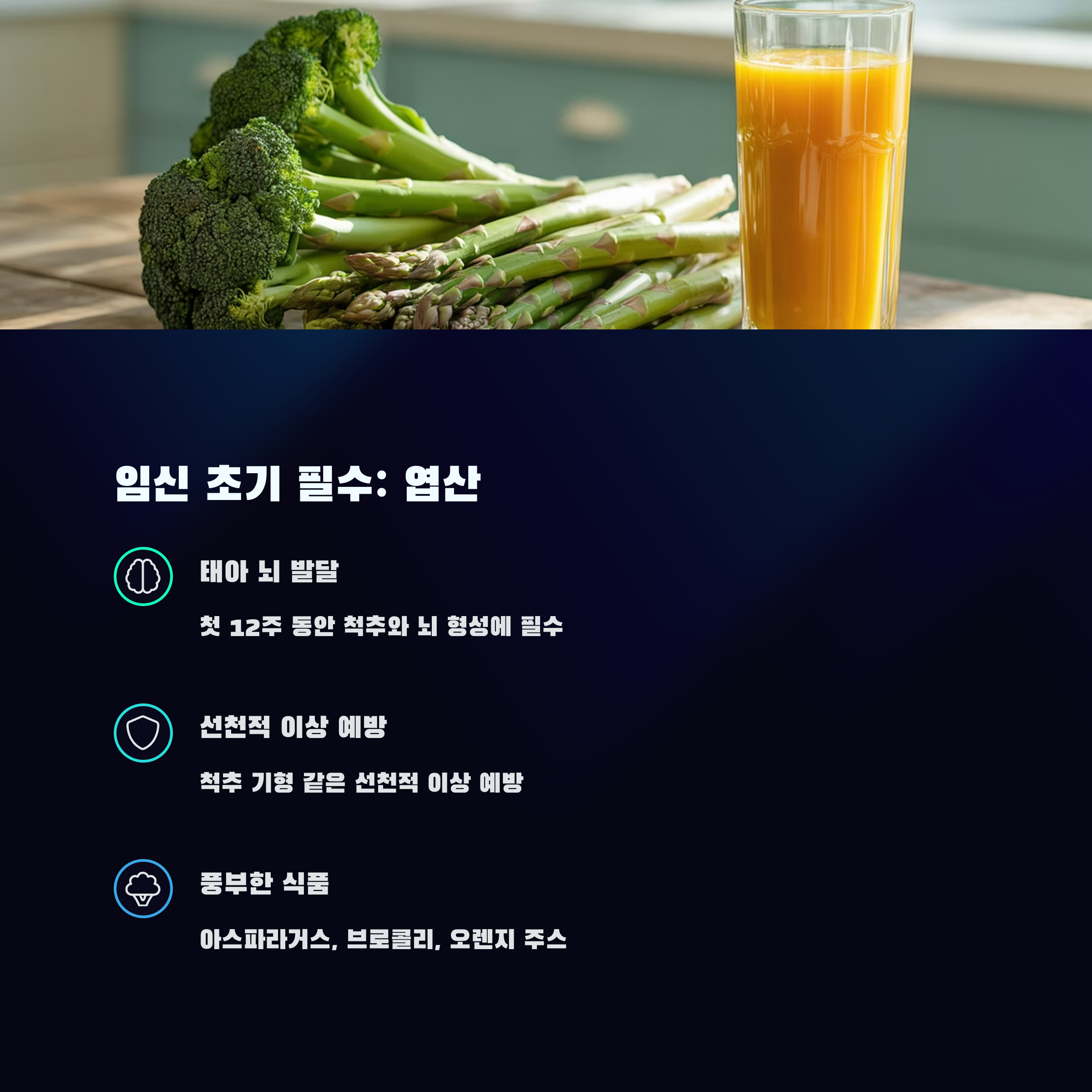 임산부 영양 – 엽산의 중요성과 식품