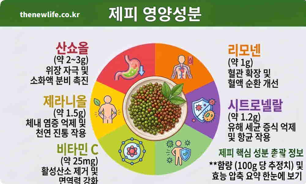 제피 영양성분
