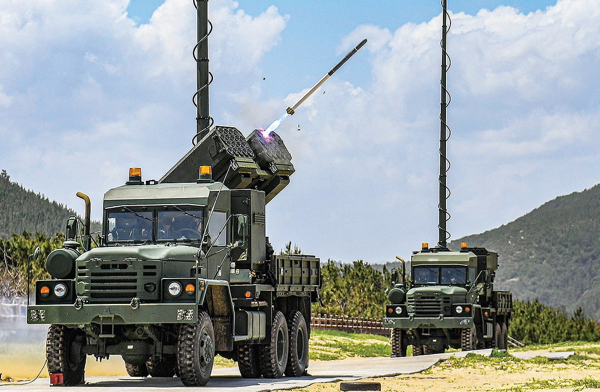 비궁 발사 사진.