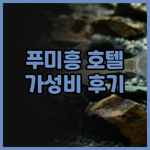 올드 사이공 호텔 푸미흥 가성비 후기..