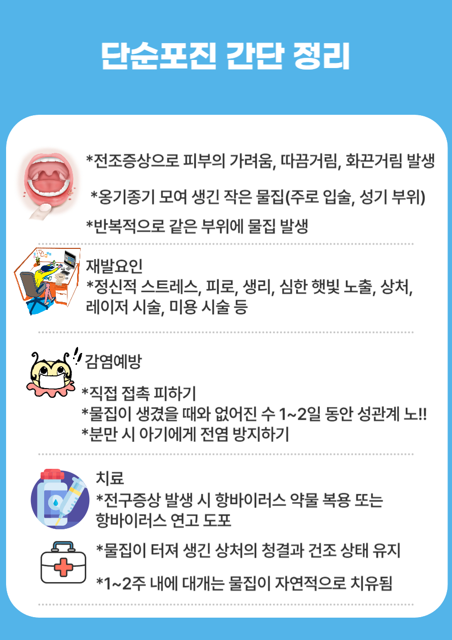단순포진 증상