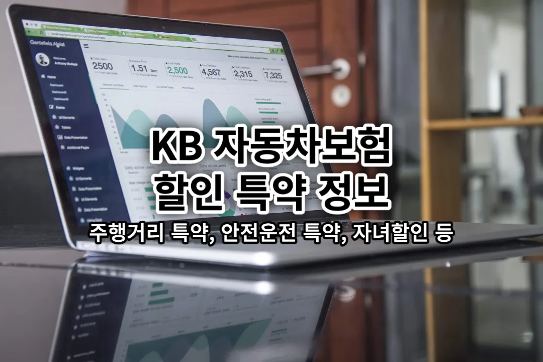 KB손해보험 다이렉트 자동차보험 할인 특약