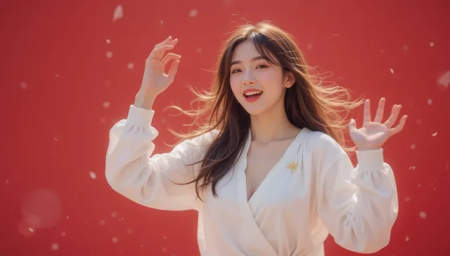 복용 후 활력 느끼는 여성 모습