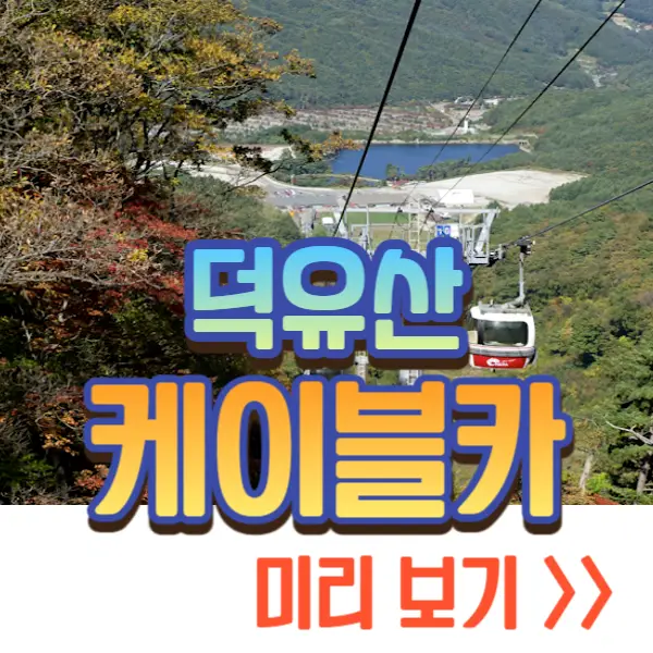 덕유산 케이블카