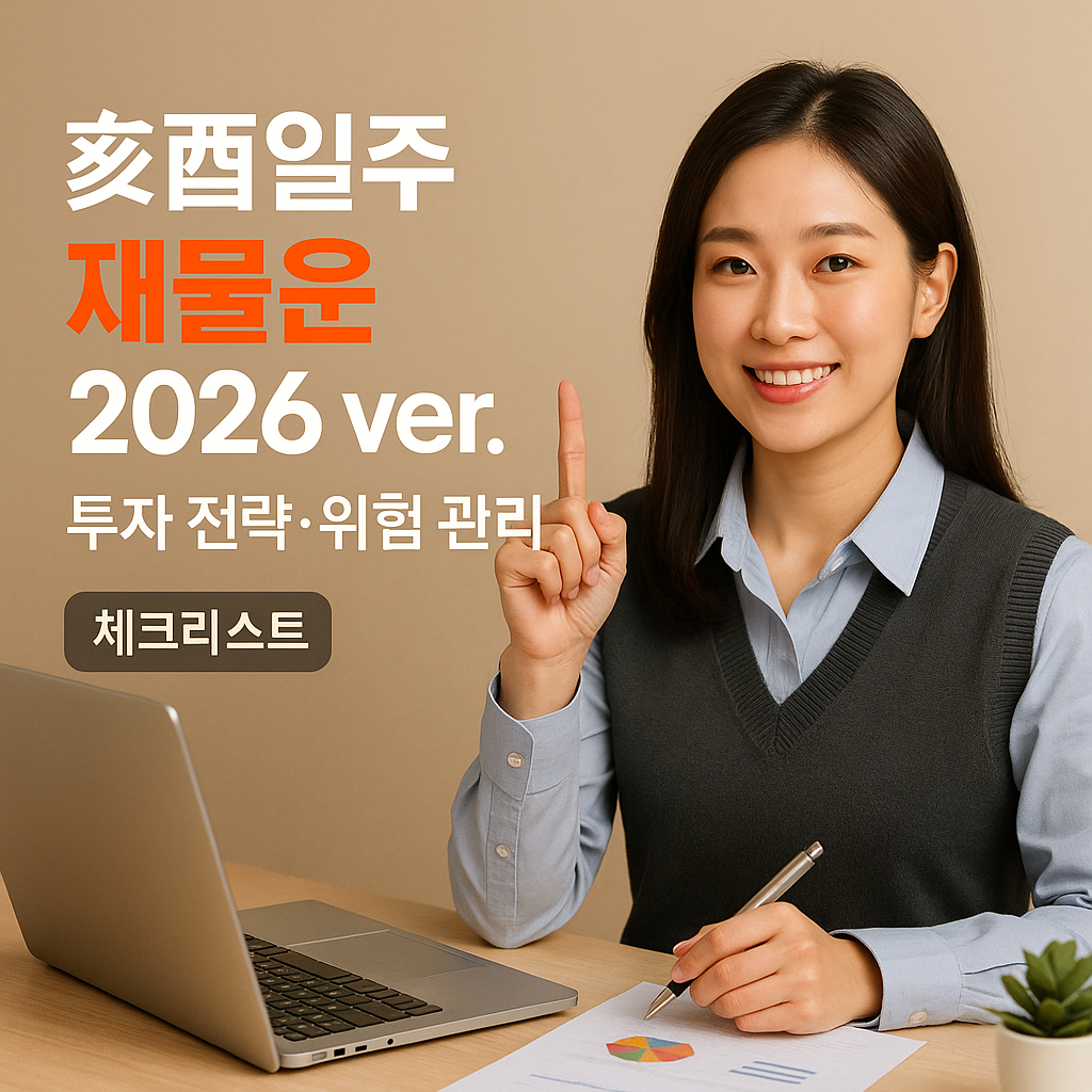 癸酉일주 재물운 2026 ver. | 투자 전략·위험 관리 체크리스트