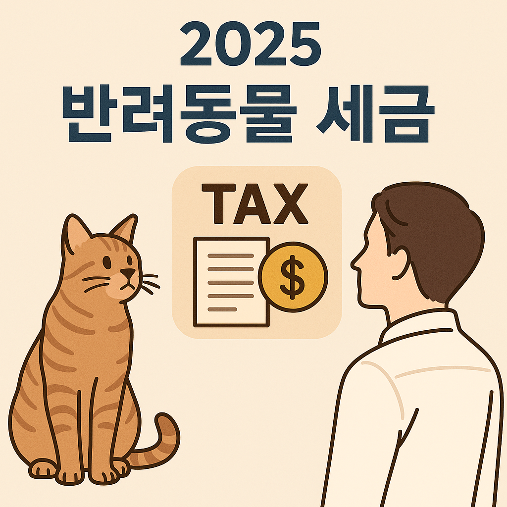 2025 반려동물 세금 정책 관련 이미지