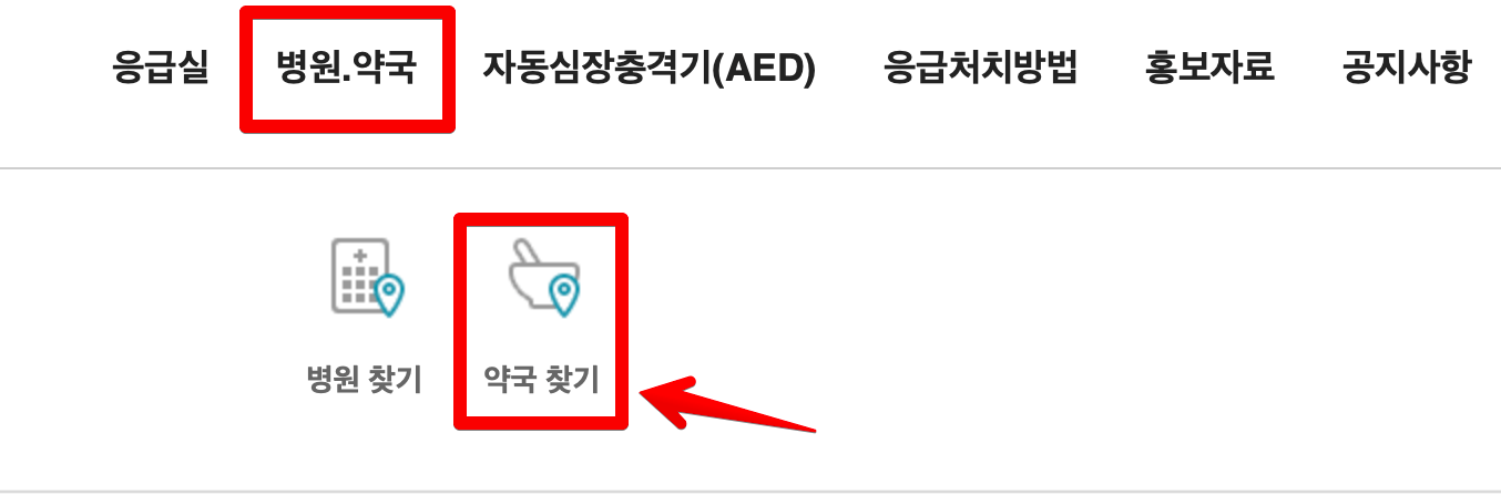 근처-24시-약국- 빠르게-찾는-방법-알아보기