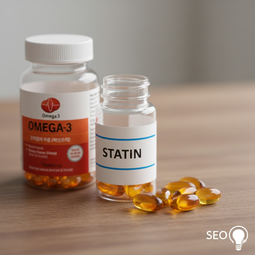 오메가3와 약통