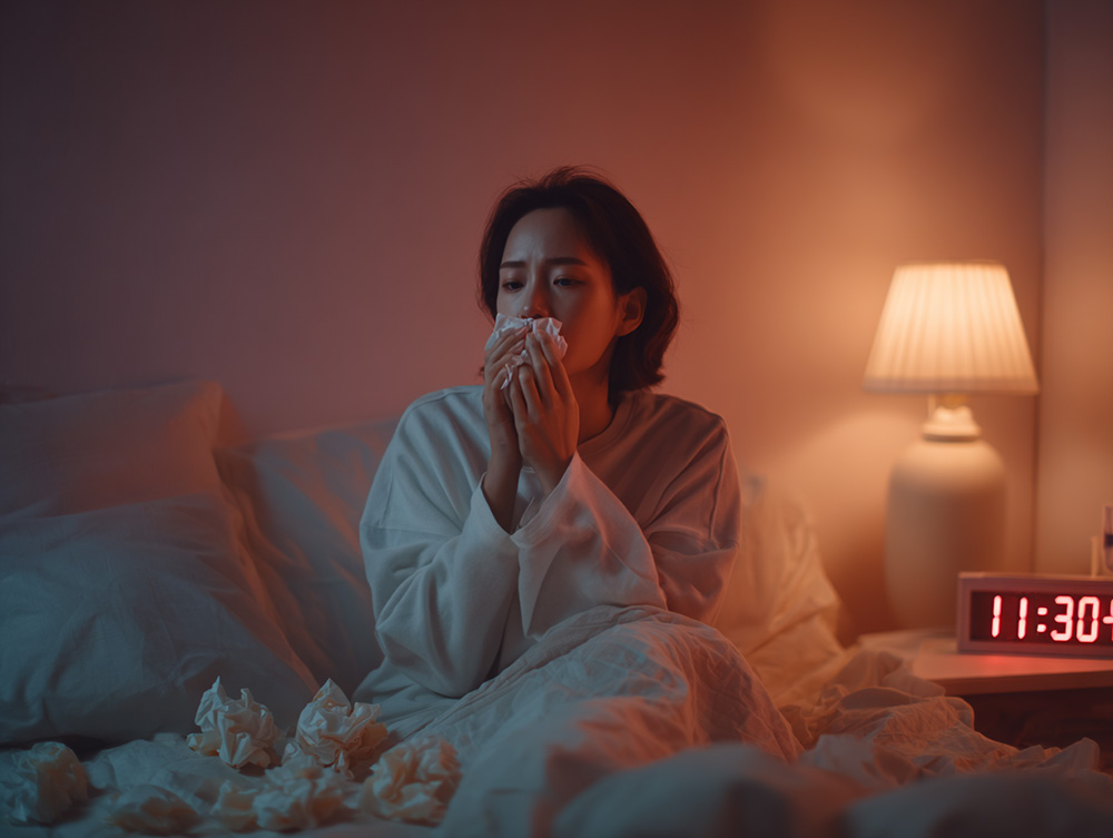 비염 코막힘 증상, 밤 코막힘 고통, 수면 방해, 코 안뚫림, 코 풀기 부작용