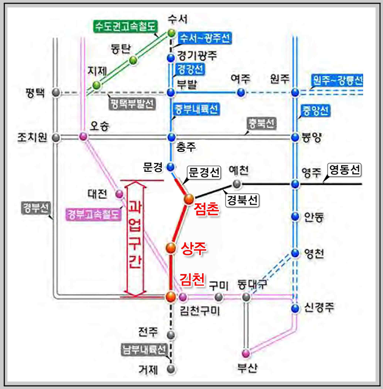 계획노선 주변 철도노선