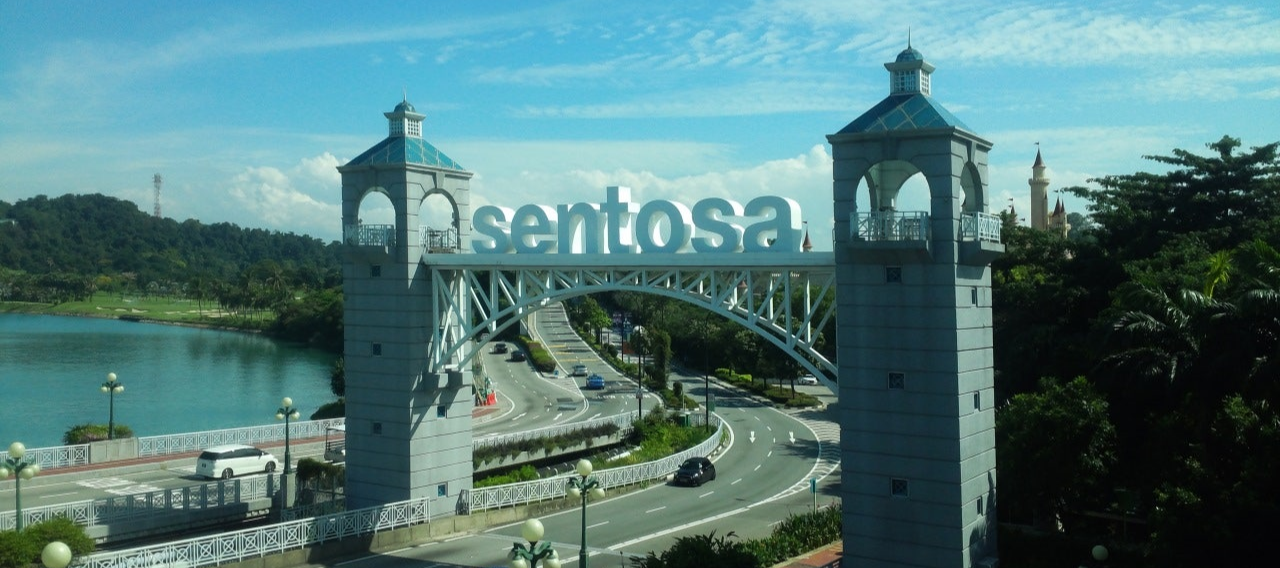 센토사섬 입구