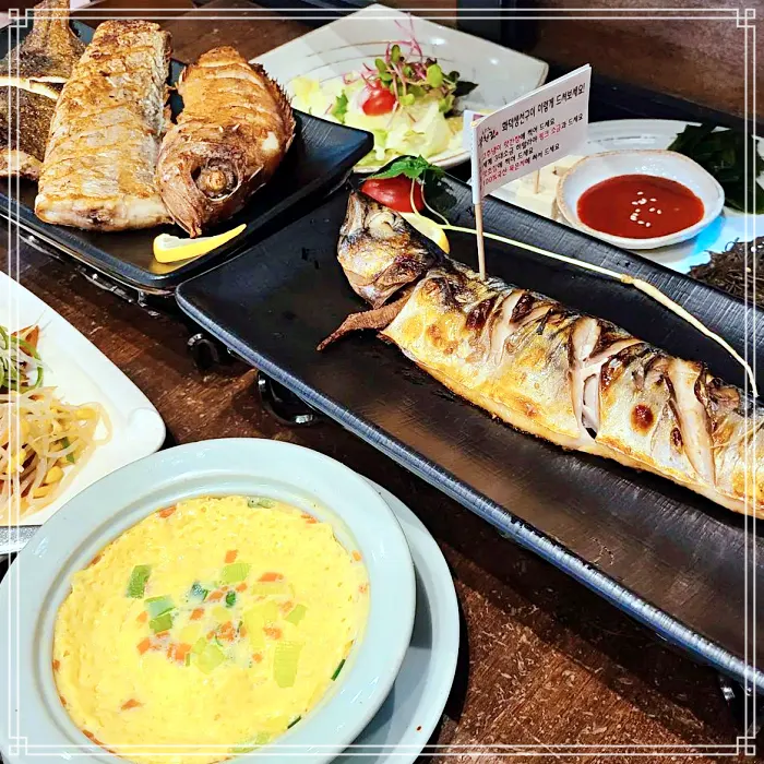 부천, 상동 맛집 470도 대형 화덕 5종 생선 구이, 묵은지 짜글이 전골
