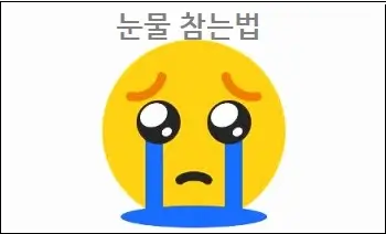 눈물 참는법