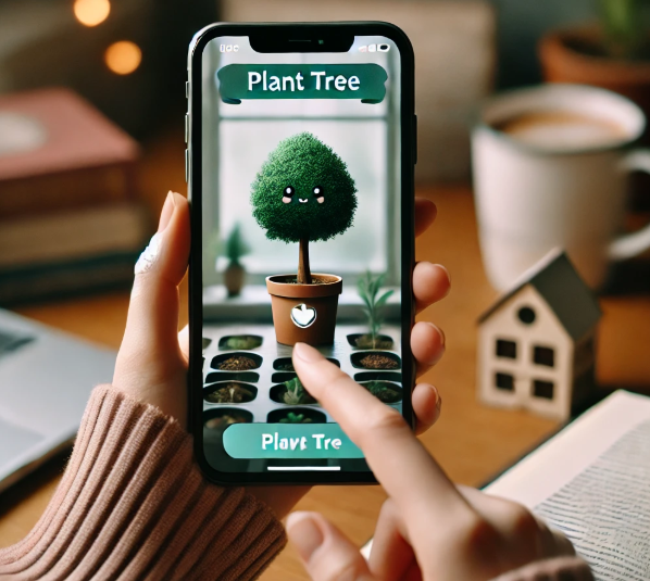 Forest 앱 나무 심기 기능