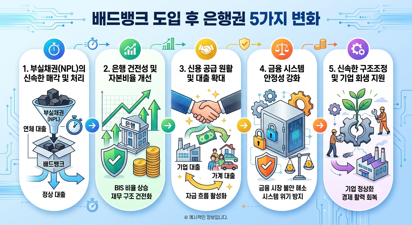 배드뱅크 도입 후 은행권 5가지 변화, 대출과 투자자는 무엇이 달라졌을까?(2026 최신)