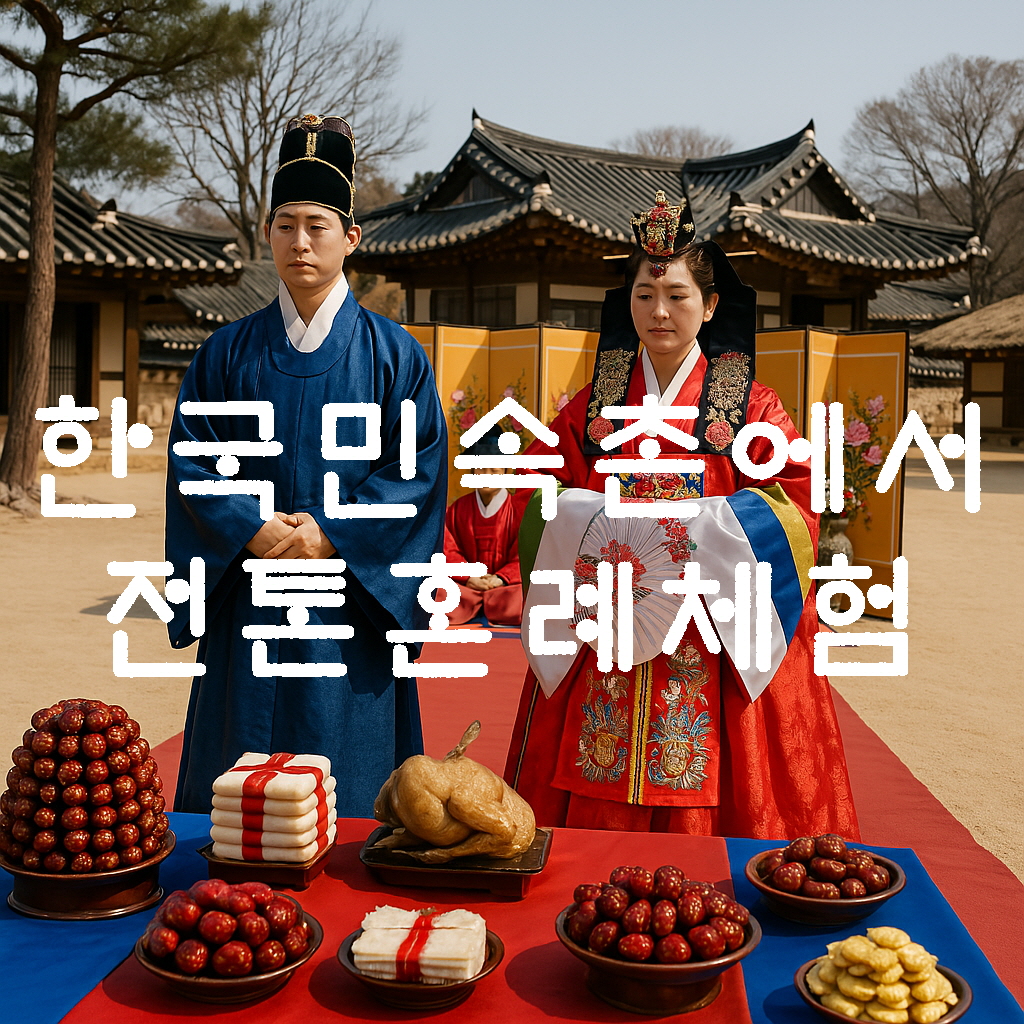 한국민속촌 전통혼례체험