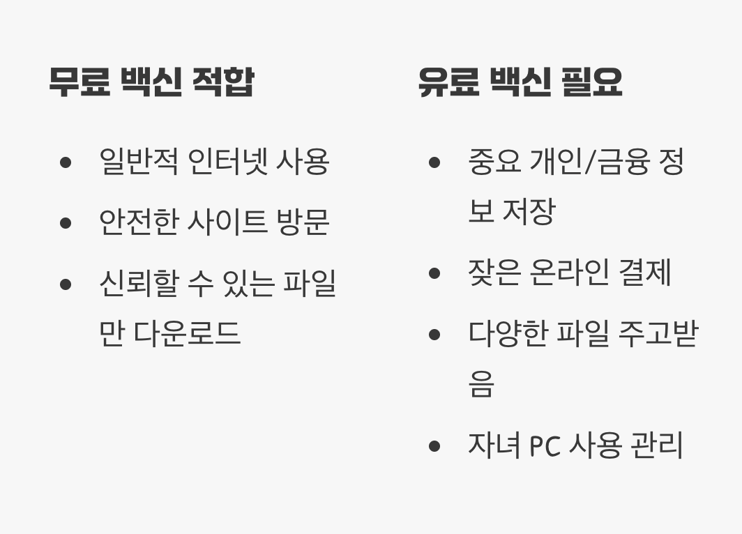 그래서, 나에게 맞는 선택은?