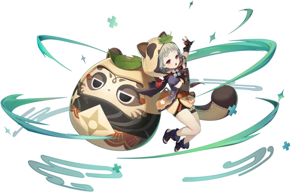 [원신] 사유, 귀염뽀짝 닌자! 성유물/무기/특성/육성법