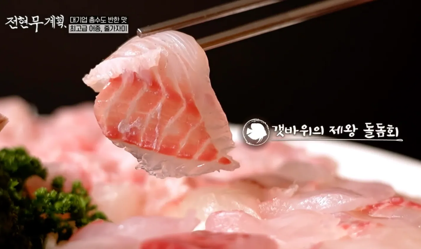 전현무계획 4화 제철 돌돔회