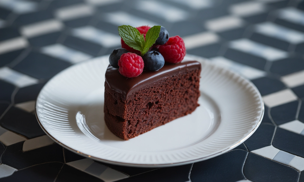 단맛은 그대로, 설탕은 없이! 무설탕 비건 초코 케이크 레시피