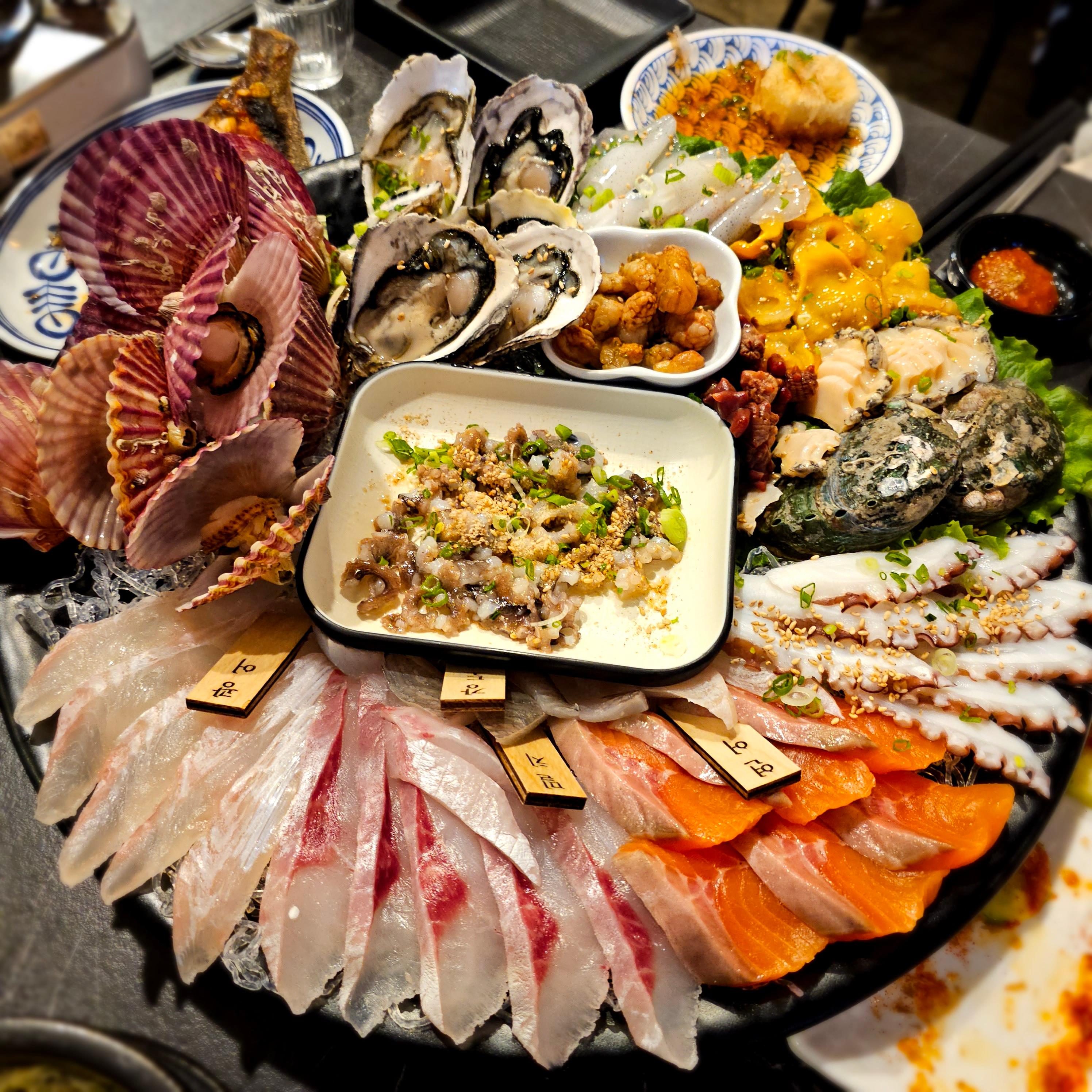 해산물 세트 사진