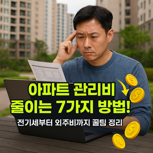 아파트 관리비 썸네일 이미지입니다.