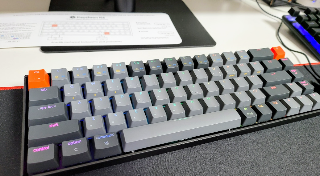 기계식 키보드의 재미를 느껴보자. 키크론 K6 키보드 후기
