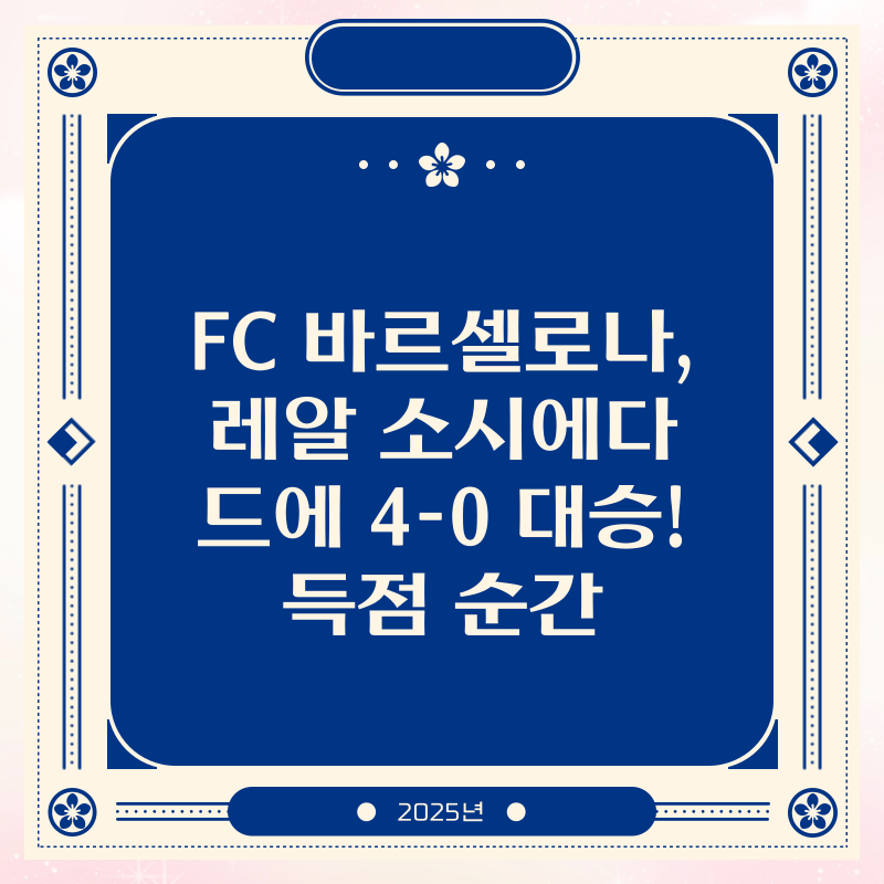 FC 바르셀로나, 레알 소시에다드에 4-0 대승! 득점 순간